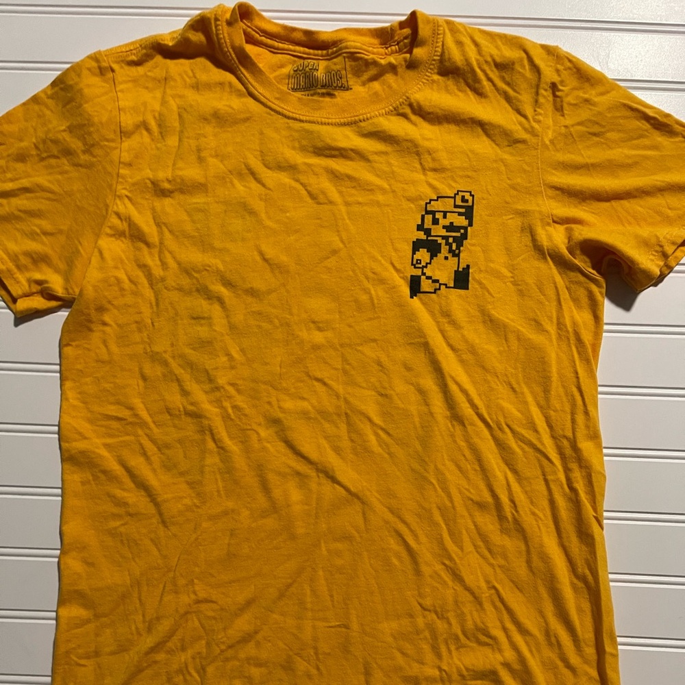 Nintendo Yellow Pixel Mario Tee